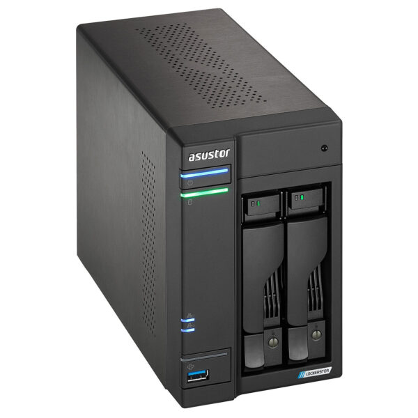 ASUSTOR AS6702T 2-Bay NAS Storage (Intel Celeron N5105 2.9Ghz QC, 4GB DDR4, 2 x 2.5GbE)