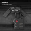 Momax PinLock TSA Padlock Find My Locator - Black / Dessert Titanium