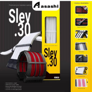 c71656cf668232d01f8968a4cedcdebc.jpeg Slev.30 Premium Pre-Braided Modding Sleeved Cable (BlackRed | BlackWhite | Monotone | WhitePink | White | MetallicBlack)