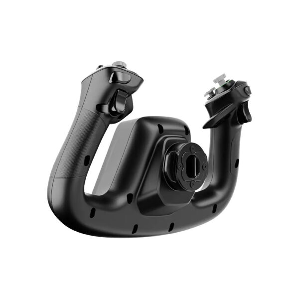 MOZA MFY Yoke – 34 Configurable Inputs, RGB Lighting, Dual Hall Effect Joysticks, Quick-Release Aluminum System, PC Flight Simulator