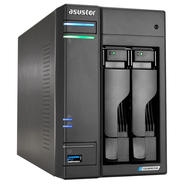 ASUSTOR AS6702T 2-Bay NAS Storage (Intel Celeron N5105 2.9Ghz QC, 4GB DDR4, 2 x 2.5GbE)