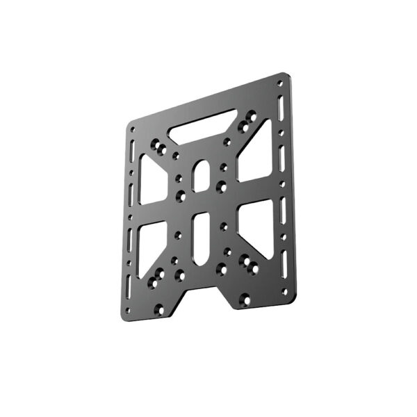 MOZA Flight Support Plate – High-Strength Steel Mount Adapter for Flight Base & Throttle, 220×220×4mm