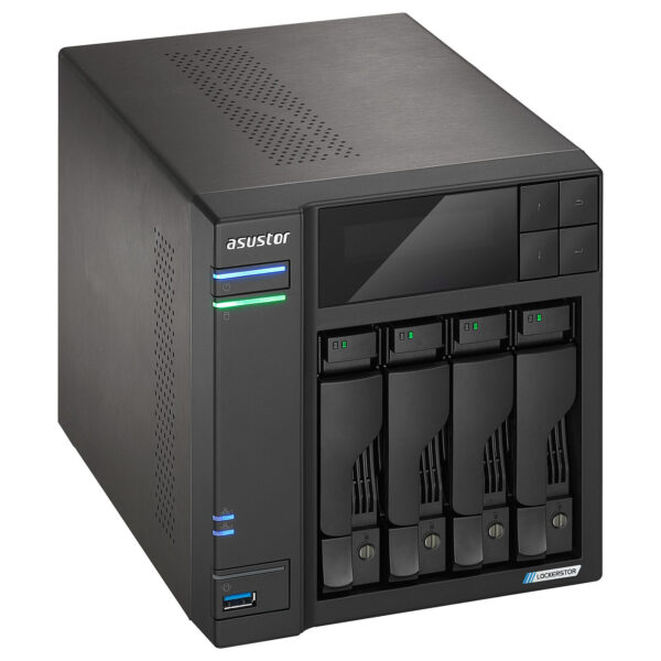 ASUSTOR AS6704T 4-Bay NAS Storage (Intel Celeron N5105 2.9Ghz QC, 4GB DDR4, 2 x 2.5GbE)