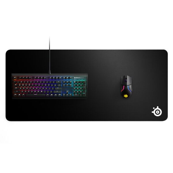 SteelSeries QcK Heavy Medium (63836) / QcK Heavy Large (63008) / QcK Heavy XXL (67500) Gaming Mouse Pad Extra Thick, Micro‑Woven Cloth, Non‑Slip Rubber Base
