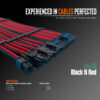 Slev.30 Premium Pre-Braided Modding Sleeved Cable (BlackRed | BlackWhite | Monotone | WhitePink | White | MetallicBlack)