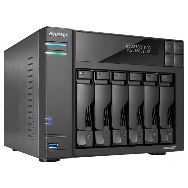 ASUSTOR AS6706T 6-Bay NAS Storage (Intel Celeron N5105 2.9Ghz QC, 8GB DDR4, 2 x 2.5GbE)