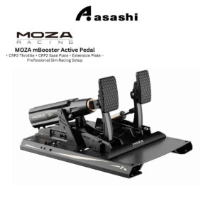 fc57d2a2bb2538840eeb834d2c7e8e98.jpeg MOZA mBooster Active Pedal Bundle + CRP2 Throttle + CRP2 Base Plate + Extension Plate – Professional Sim Racing Setup