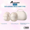 EUFY S1 Pro Wearable Breast Pump | HeatFlow | Hospital-Grade Suction | Ultra-Quiet | Smart App | With Charging Case