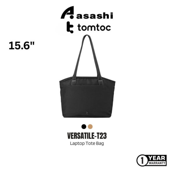 Tomtoc Versatile-T23 Laptop Tote Bag 15.6 Inch /18L Large Ladies Shoulder Bag Office Bag - Beg Perempuan