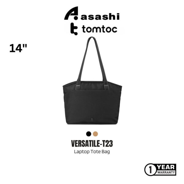 Tomtoc Versatile-T23 Laptop Tote Bag 14 Inch /10L Small Ladies Shoulder Bag Office Bag - Beg Perempuan