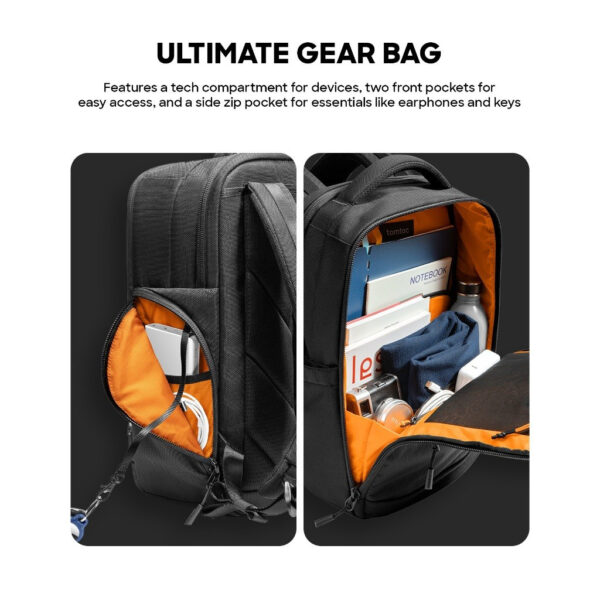 Tomtoc Techpack T73 X-PAC Laptop Backpack Premium Men Bag Techpack M-Book Bag - Beg Lelaki