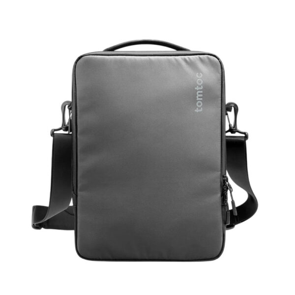 Tomtoc Defender-Ace A04 Laptop Messenger Bag 14 Inch / Laptop Shoulder Sling Bag – Black/Grey