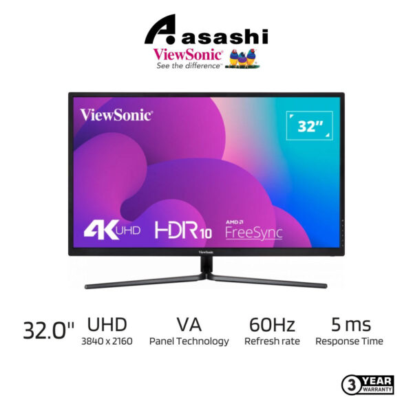 Viewsonic VX3211-4K-MHD 31.5" VA 60Hz 5ms UHD Monitor