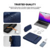 Tomtoc Defender A13 Laptop Sleeve (M-book) 15 Inch With Accessories Pouch Sleeve 360 Protective Water Repellent