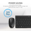 Micropack KM228W Wireless Keyboard & Mouse Combo - Black KM-228W