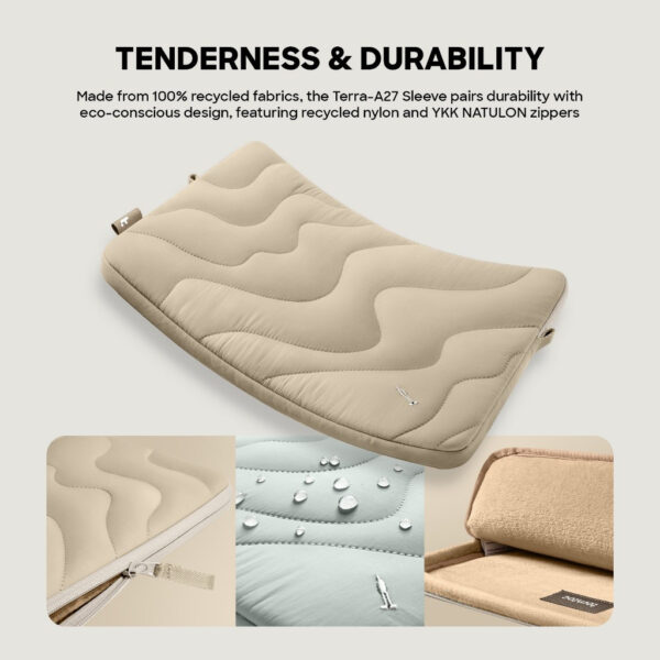Tomtoc Terra A27 Laptop Sleeve (M-book) 14 Inch Lightweight M-Book Sleeve Full Protection Laptop Bag