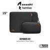 Tomtoc Defender A13 Laptop Sleeve (M-book) 15 Inch With Accessories Pouch Sleeve 360 Protective Water Repellent