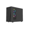 AIGO DarkFlash DB460M Black | White MATX PC CASE (3x ARGB Fans with Hub)