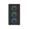 AIGO DarkFlash DB460M Black | White MATX PC CASE (3x ARGB Fans with Hub)
