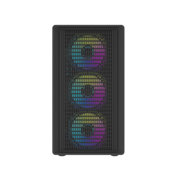 AIGO DarkFlash DB460M Black | White MATX PC CASE (3x ARGB Fans with Hub)