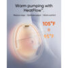EUFY S1 Pro Wearable Breast Pump | HeatFlow | Hospital-Grade Suction | Ultra-Quiet | Smart App | With Charging Case
