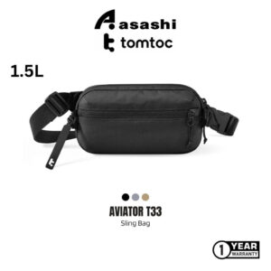 5659e82a504770046b91ccd329af51be.jpeg Tomtoc Aviator T33 Chest Bag Small 1.5L Men Crossbody Bag Shoulder Bag - Beg Silang Lelaki