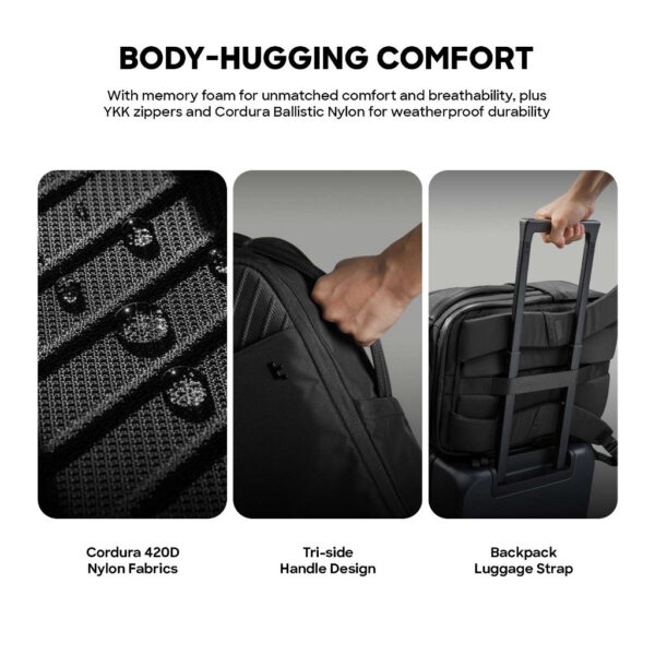 Tomtoc Voyage T50 PREMIUM 15.6" Laptop Backpack  Men Business Bag Voyage M-book Bag - Beg Lelaki