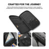 tomtoc T03 Navigator Passport Holder with RFID Blocking Travel Wallet Portable Bag Passport Beg