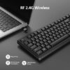 Micropack K205W Classsic Wireless Keyboard - Black K-205W