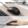 Micropack KM2005 Classic Wired Keyboard Combo - Black KM-2005