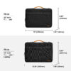 Tomtoc Defender A14 Laptop Handbag (M-book) 15 Inch 360 Protective Laptop Briefcase Bag Water Resistant M-Book Sleeve