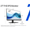 HP Series 3 Pro 327ph 27 inch FHD Monitor (DP, HDMI, VGA, Height Adjustment)