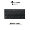 Micropack K2208STL Chocolate Compact Wired Keyboard - Black