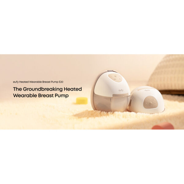 EUFY Breast Pump E20 | 3 Heating Levels Small and Lightweight Leak-Proof