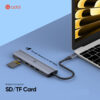 ADOL 7-in-1 USB-C Hub - 4K HDMI, SD/TF, USB 3.0 x1, USB 2.0 x2, PD 100W, Aluminum Alloy