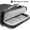 Tomtoc Defender-Ace A04 Laptop Messenger Bag 14 Inch / Laptop Shoulder Sling Bag – Black/Grey