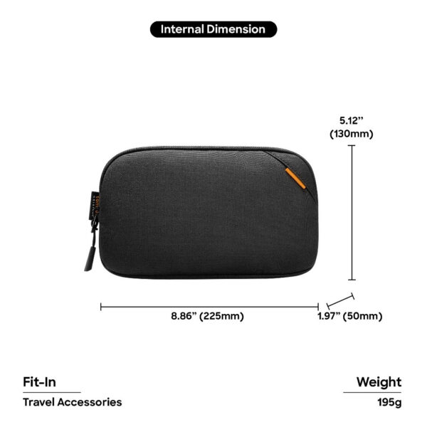 Tomtoc Defender A13 Laptop Sleeve (M-book) 15 Inch With Accessories Pouch Sleeve 360 Protective Water Repellent
