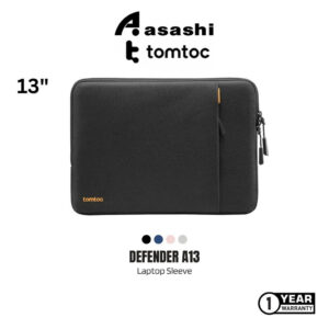 9b656997718dc4b7d6e2c4cae3b10ae6.jpeg Tomtoc Defender A13 Laptop Sleeve (M-book) 13 Inch Water Resistant Sleeve 360 Protective Laptop Bag