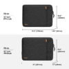 Tomtoc Defender A13 Laptop Sleeve (M-book) 15 Inch With Accessories Pouch Sleeve 360 Protective Water Repellent