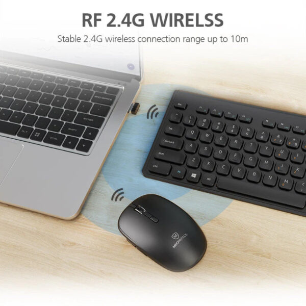 Micropack KM228W Wireless Keyboard & Mouse Combo - Black KM-228W