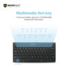 Micropack K2208STL Chocolate Compact Wired Keyboard - Black