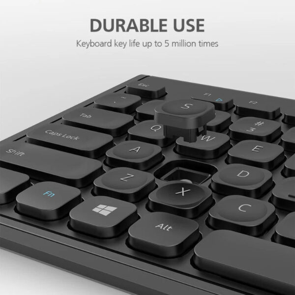 Micropack KM228W Wireless Keyboard & Mouse Combo - Black KM-228W