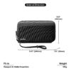 tomtoc T03 Navigator Passport Holder with RFID Blocking Travel Wallet Portable Bag Passport Beg