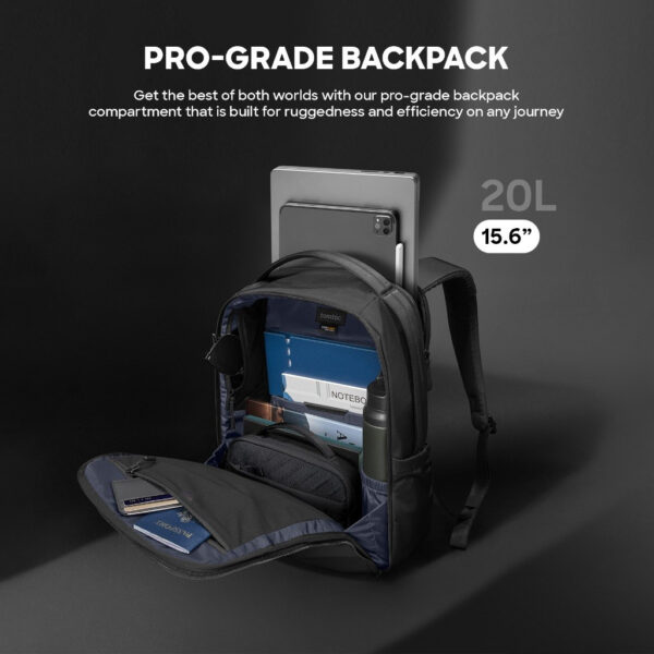 Tomtoc Voyage T50 PREMIUM 15.6" Laptop Backpack  Men Business Bag Voyage M-book Bag - Beg Lelaki