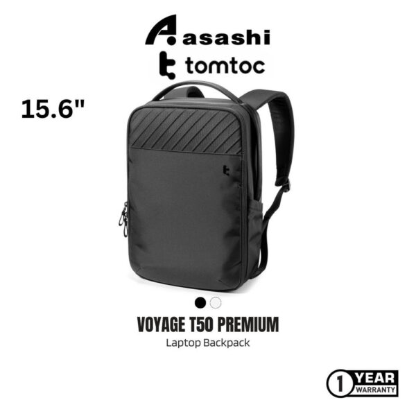 Tomtoc Voyage T50 PREMIUM 15.6" Laptop Backpack  Men Business Bag Voyage M-book Bag - Beg Lelaki