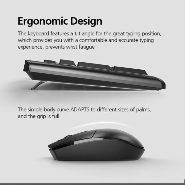 Micropack KM205W Classsic Wireless Keyboard - Black KM-205W