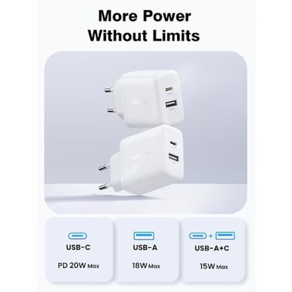 UGREEN 20W 1C1A PD FAST CHARGER (UG-X227-45304)