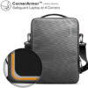 Tomtoc Defender-Ace A04 Laptop Messenger Bag 14 Inch / Laptop Shoulder Sling Bag – Black/Grey