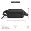 Tomtoc T33M1D1 T33M1G1 T33M1K1 Aviator T33 Chest Bag (Large) - Black / Grey / Khaki
