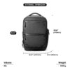 Tomtoc Techpack T73 X-PAC Laptop Backpack Premium Men Bag Techpack M-Book Bag - Beg Lelaki